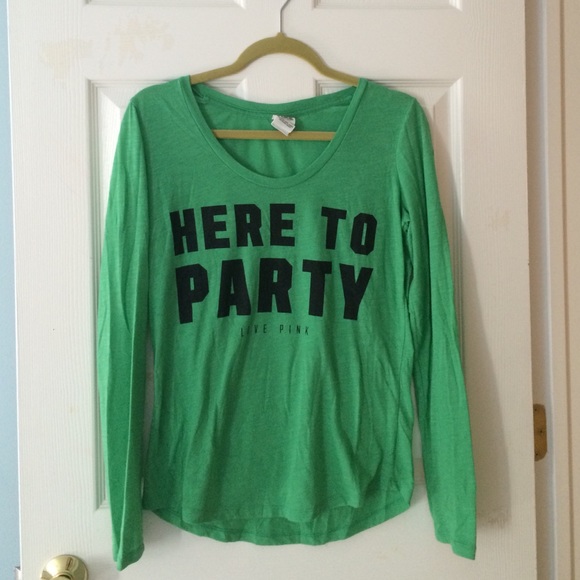 PINK Victoria's Secret Long sleeve T-shirt
