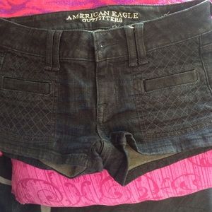 American eagle denim jean shorts