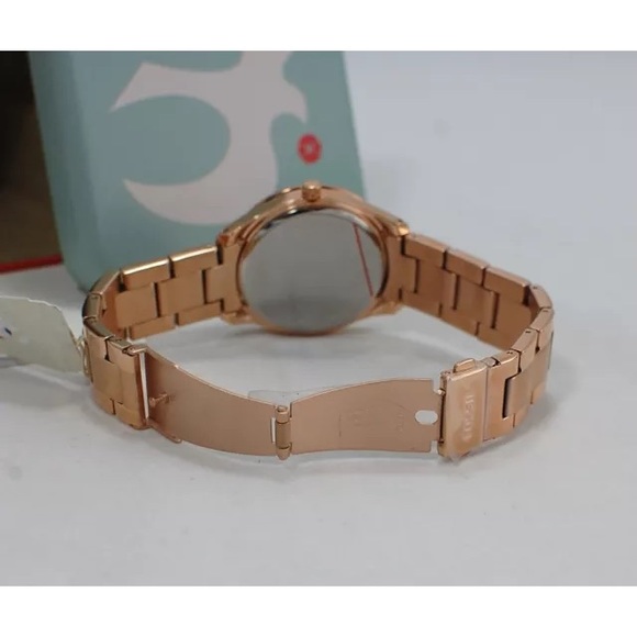 SOLD--Fossil Rose Gold Stella Chrono Watch - Picture 3 of 4