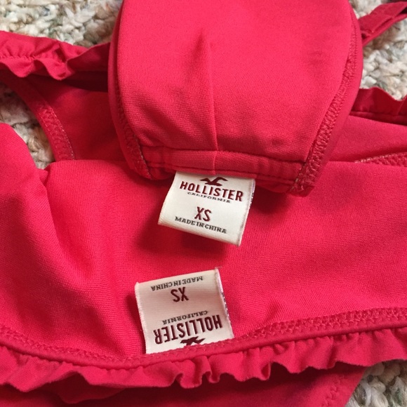 Red Ruffle Bikini - Picture 4 of 4
