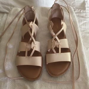 Old Navy Gladiator Inspired Nude Sandals