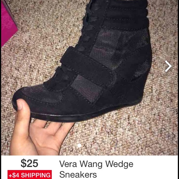 VERA WANG WEDGE SNEAKERS