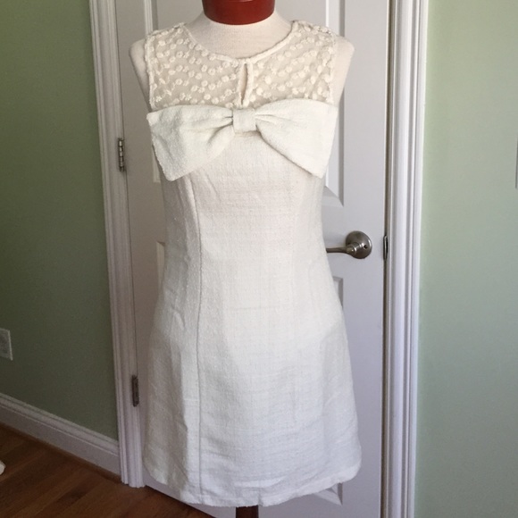 Monteau Bow Sheath Dress - S