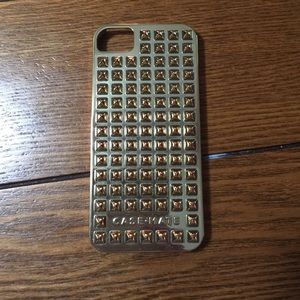 Case mate gold studded case