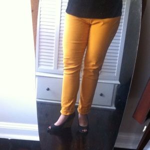 Goldenrod Michael Kors Skinny Jeans