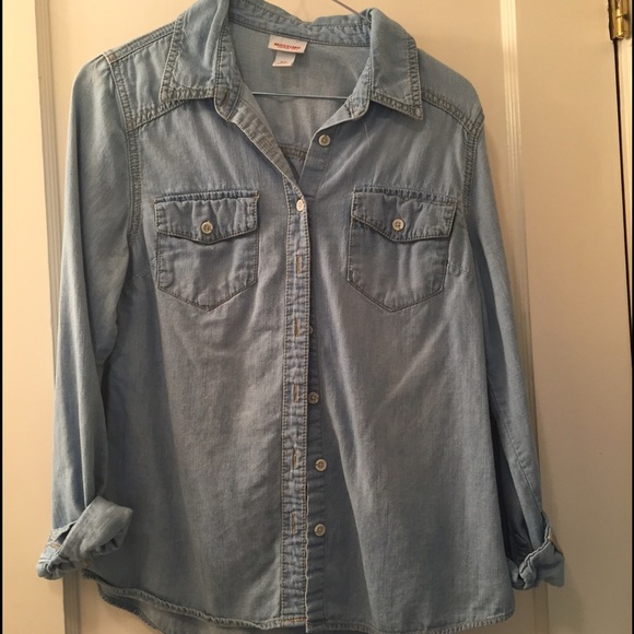 Jean long sleeve shirt