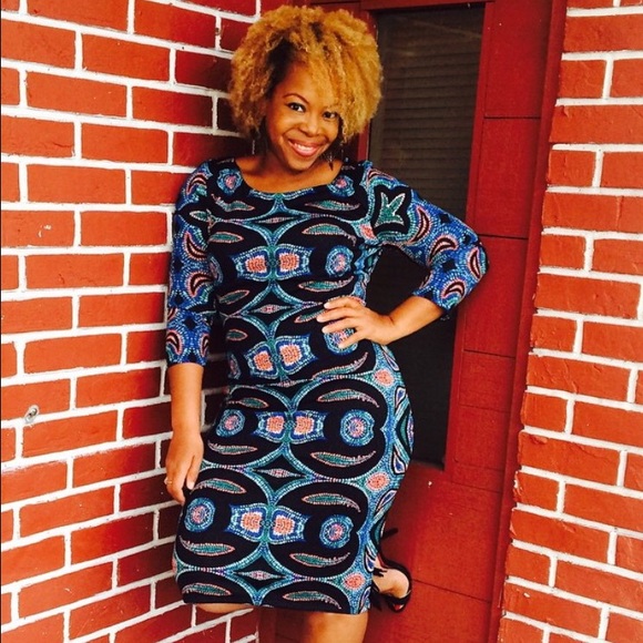 Retro Paisley Dress