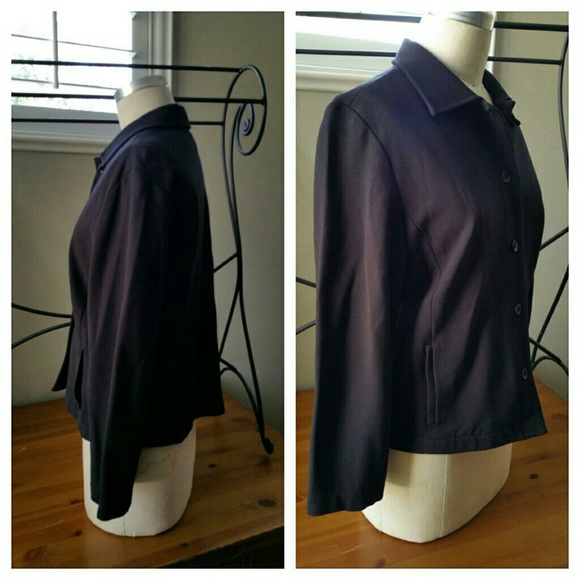 Talbots Basic Black Blazer - Picture 2 of 3