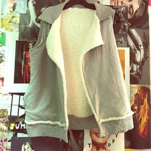 NWOT Splendid Reservable shearling vest