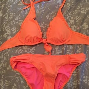 Orange Victoria Secret bikini