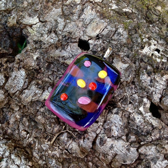 Dichroic Glass Pendant