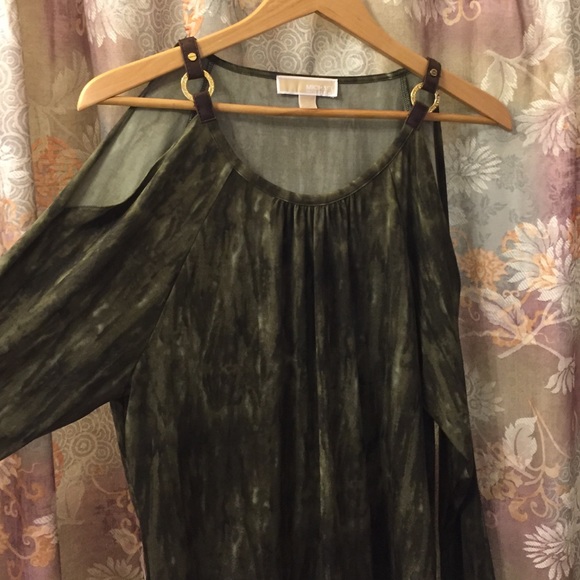 Michael Kors green shirt