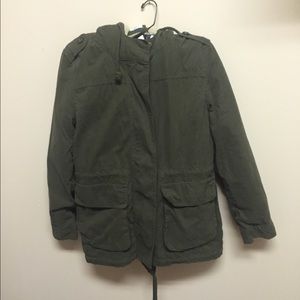 Olive anorak