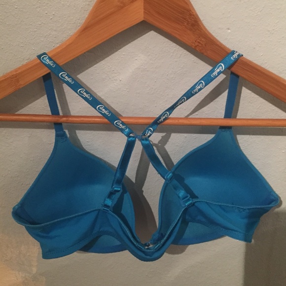 Candie's Blue Front Clasp Bra - Picture 3 of 4