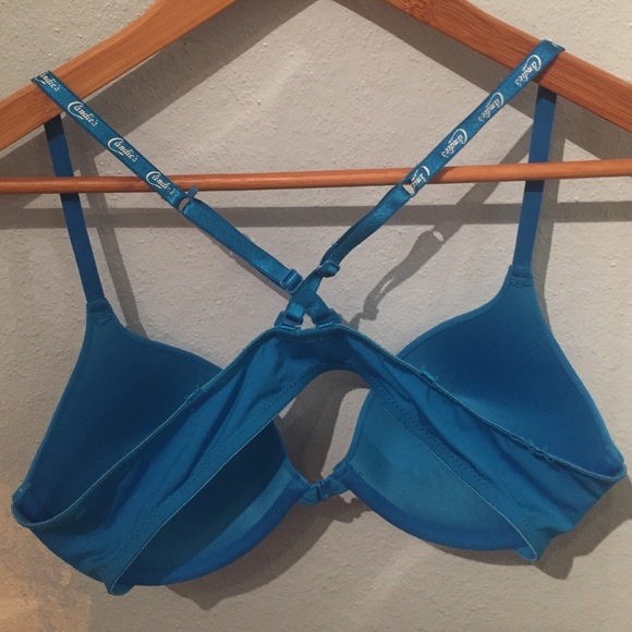 Candie's Blue Front Clasp Bra - Picture 4 of 4