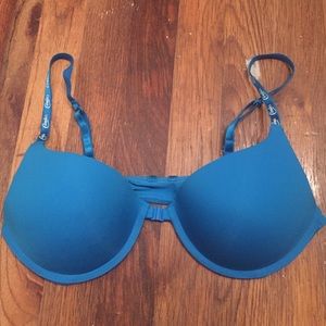 Candie's Blue Front Clasp Bra