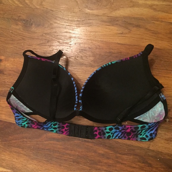Wild Print Padded Push-Up Bra - Picture 2 of 2