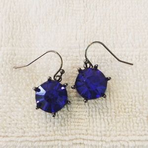 Vera Wang royal blue earrings