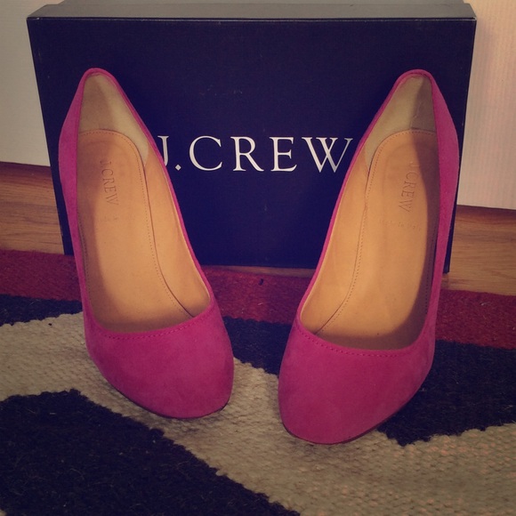 J. Crew Shoes - J. Crew Mona Pumps in Wild Berry Suede