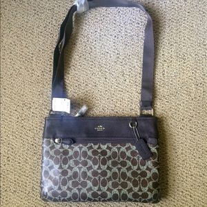 Coach Spencer Signature Coated Canvas Crossbody