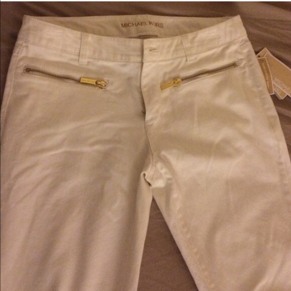 NWT MK white jeans