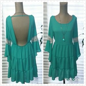 New-  Boutique Back open dress