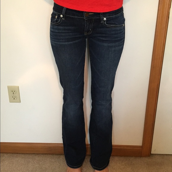 AE Favorite boyfriend dark wash jeans