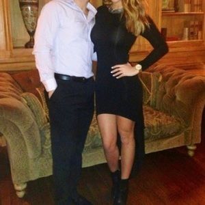 Black High Low Dress