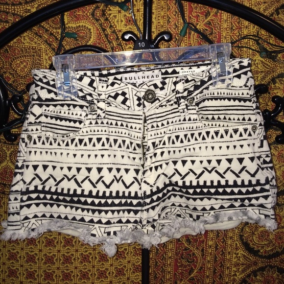 Aztec print shorts