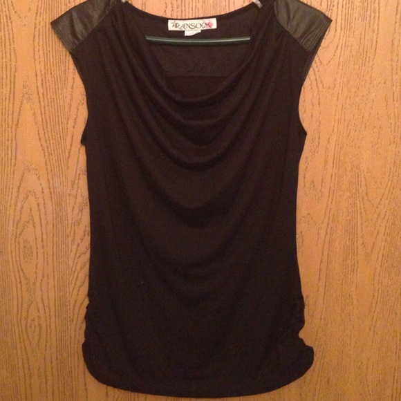 Leather Tank Top