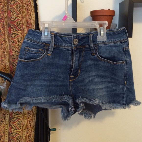 High rise denim shorts - Picture 1 of 2