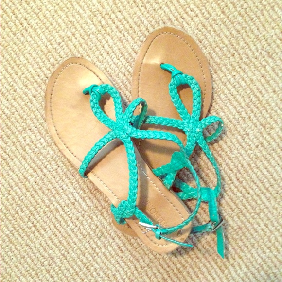Teal Merona Sandals
