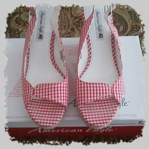 !!FINAL SALE  !! Canvas Wedge Sandal