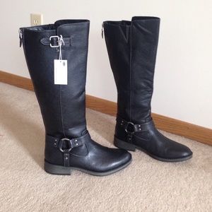 Dr. Scholl's Women's Black Riding Boot