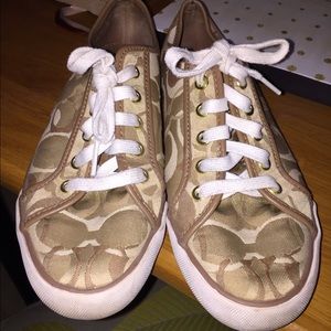 Coach Shoes Gold