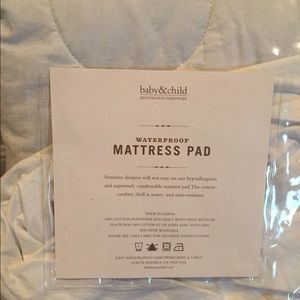 Restoration Hardware Baby&Child Mattress Pad