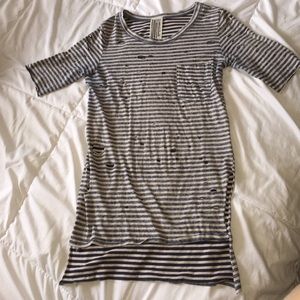 Free People distressed pocket tee