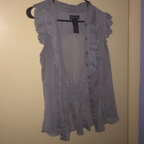 Gray Casual Top