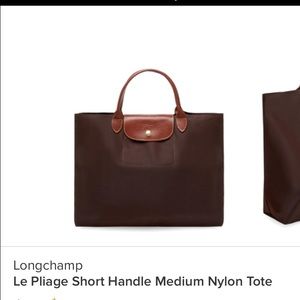 🎉🎉🎉Longchamp cute medium brown tote