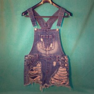 HIGHWAY JEANS destroyed overalls!