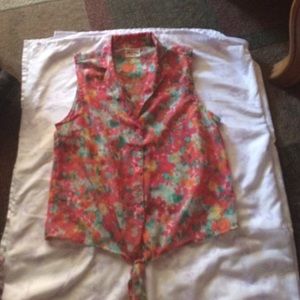 floral blouse