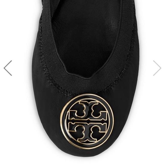 **SOLD** Tory Burch Caroline black ballet flat - Picture 2 of 4