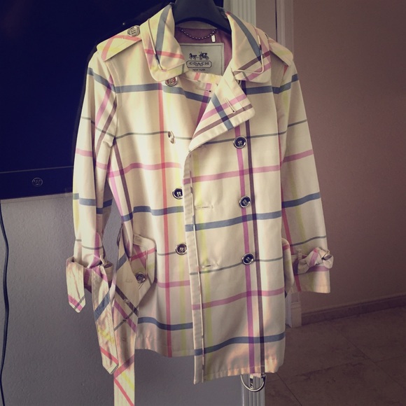 Coach trench coat / rain coat