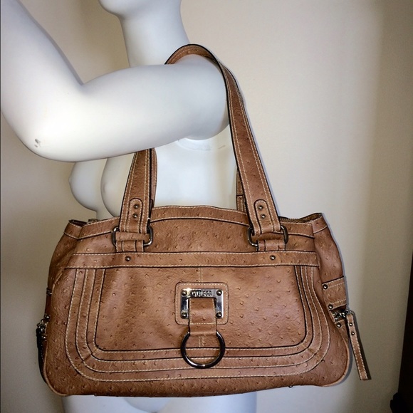 guess ostrich purse