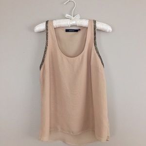 Sheer Beaded Top