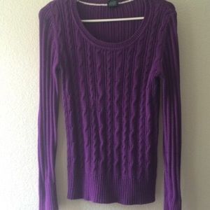 Purple faded glory sweater.