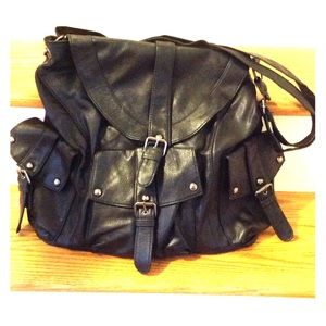 Large black purse