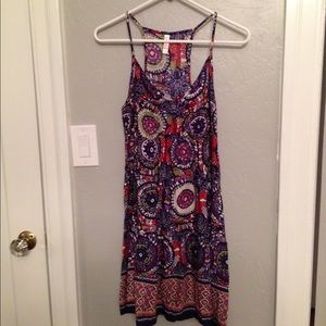 Purple paisley dress