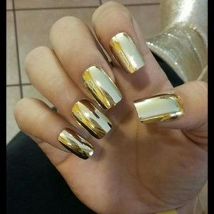 Gold tips.