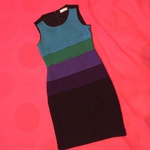 Calvin Klein multi color dress